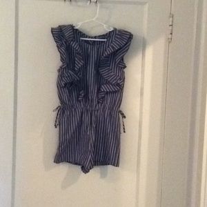 Truly Me striped romper size 10